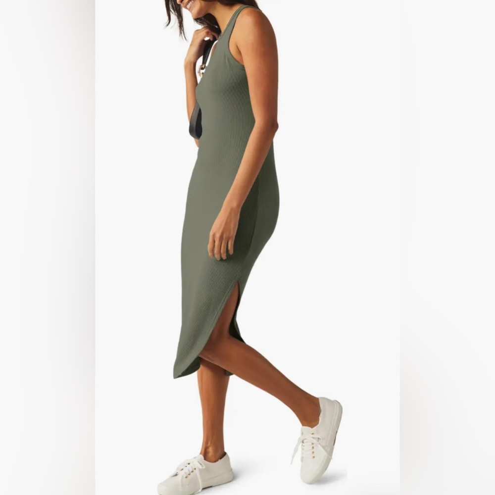 Beyond Yoga Ribbed Formation Dress